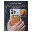 ESR Magsafe Leather Grip Wallet - Caramel Brown Accessories > Mobiles & Tablets > Mobiles > Grips