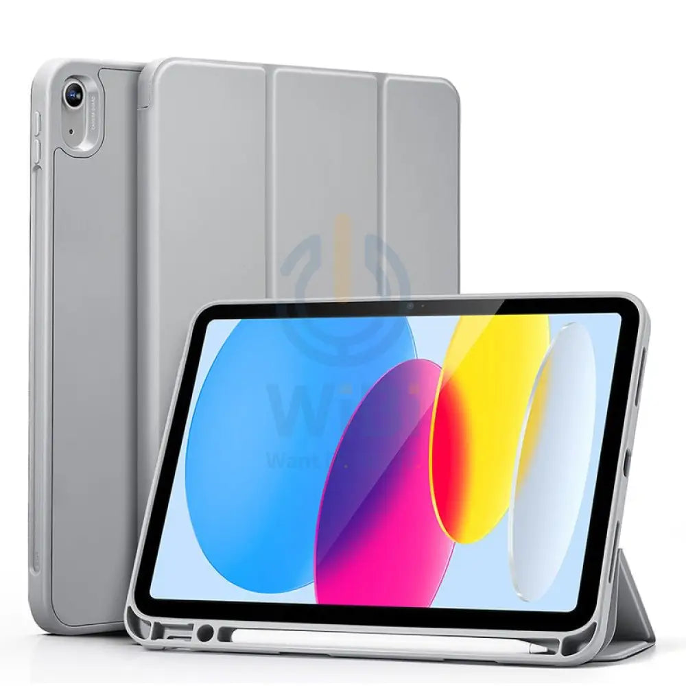 ESR Rebound Pencil Case - Apple iPad 10.9 2022 (10th Gen) / Silver Gray Accessories > Mobiles & Tablets > Tablets >