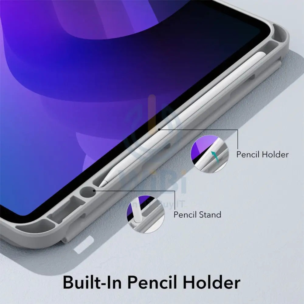 ESR Rebound Pencil Case - Apple iPad 10.9 2022 (10th Gen) / Silver Gray Accessories > Mobiles & Tablets > Tablets >