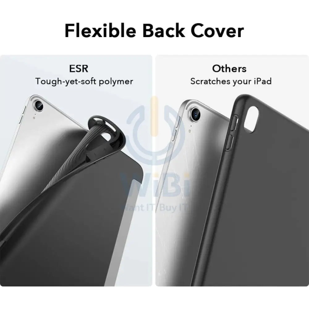 ESR Rebound Pencil Case - Apple iPad Air 5-4 / Black Accessories > Mobiles & Tablets > Tablets > Screen Protectors &
