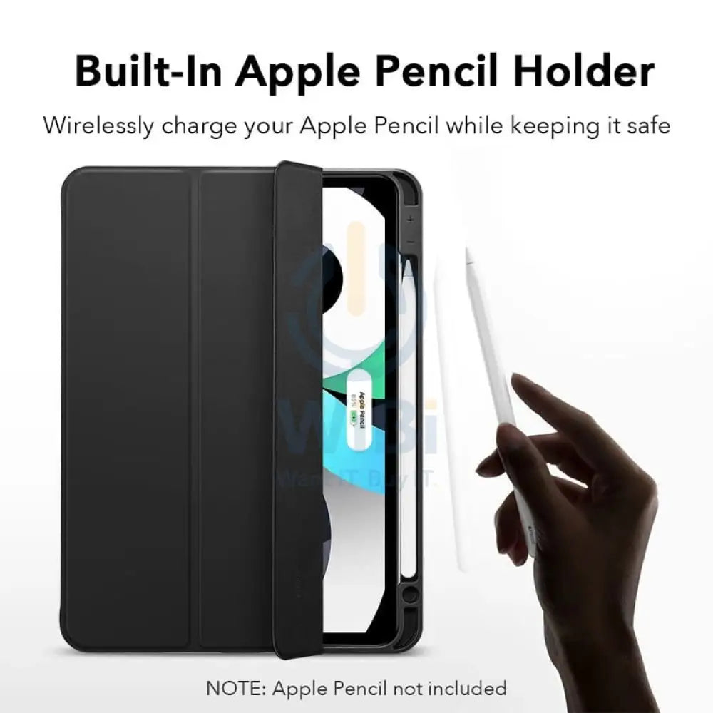 ESR Rebound Pencil Case - Apple iPad Air 5-4 / Black Accessories > Mobiles & Tablets > Tablets > Screen Protectors &