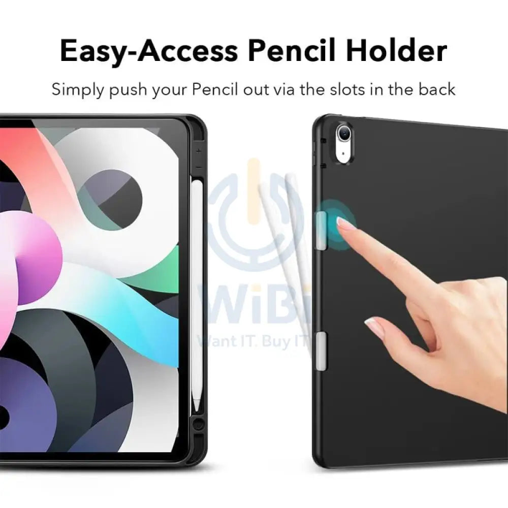 ESR Rebound Pencil Case - Apple iPad Air 5-4 / Black Accessories > Mobiles & Tablets > Tablets > Screen Protectors &