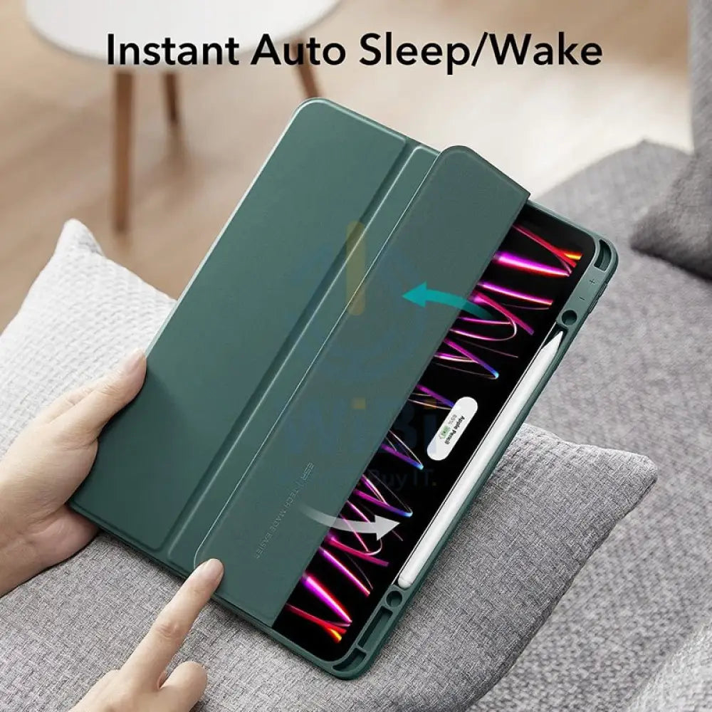 ESR Rebound Pencil Case - Apple iPad Pro 12.9 Gen 6/5/4/3 (2018-2022) / Forest Green Accessories > Mobiles & Tablets >