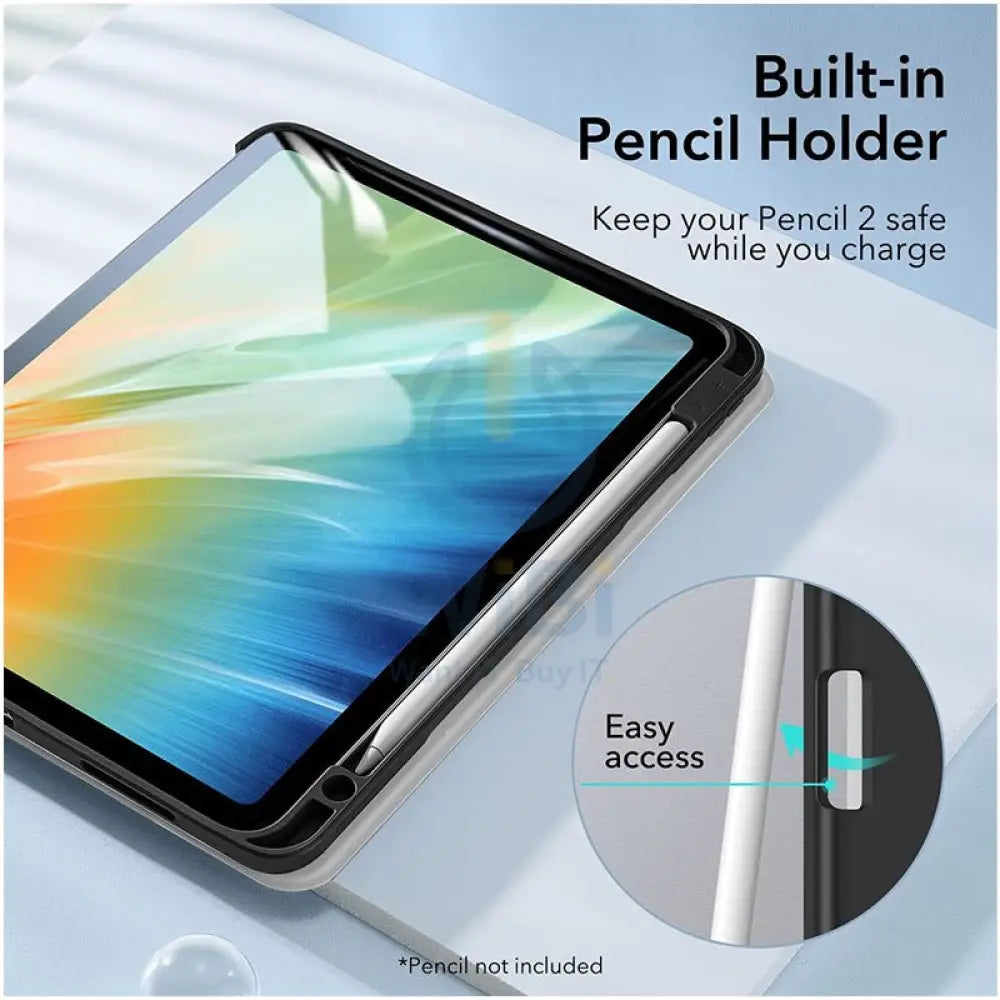ESR Rebound Pencil Case - Apple iPad Air 6/5/4 11’’/10.9 (2020-2024) / Silver Gray Accessories > Mobiles & Tablets >