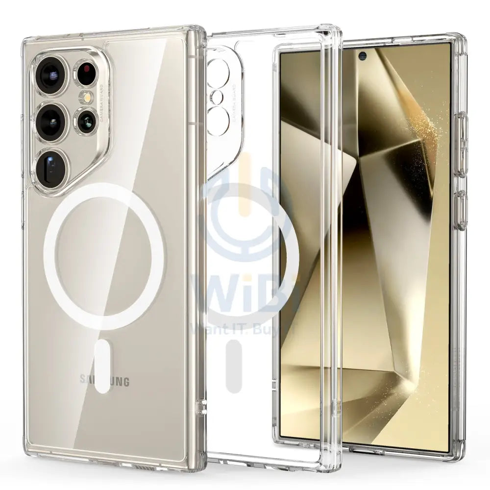 ESR Samsung Galaxy S24 Ultra Case with HaloLock - Clear Accessories > Mobiles & Tablets > Mobiles > Covers & Cases