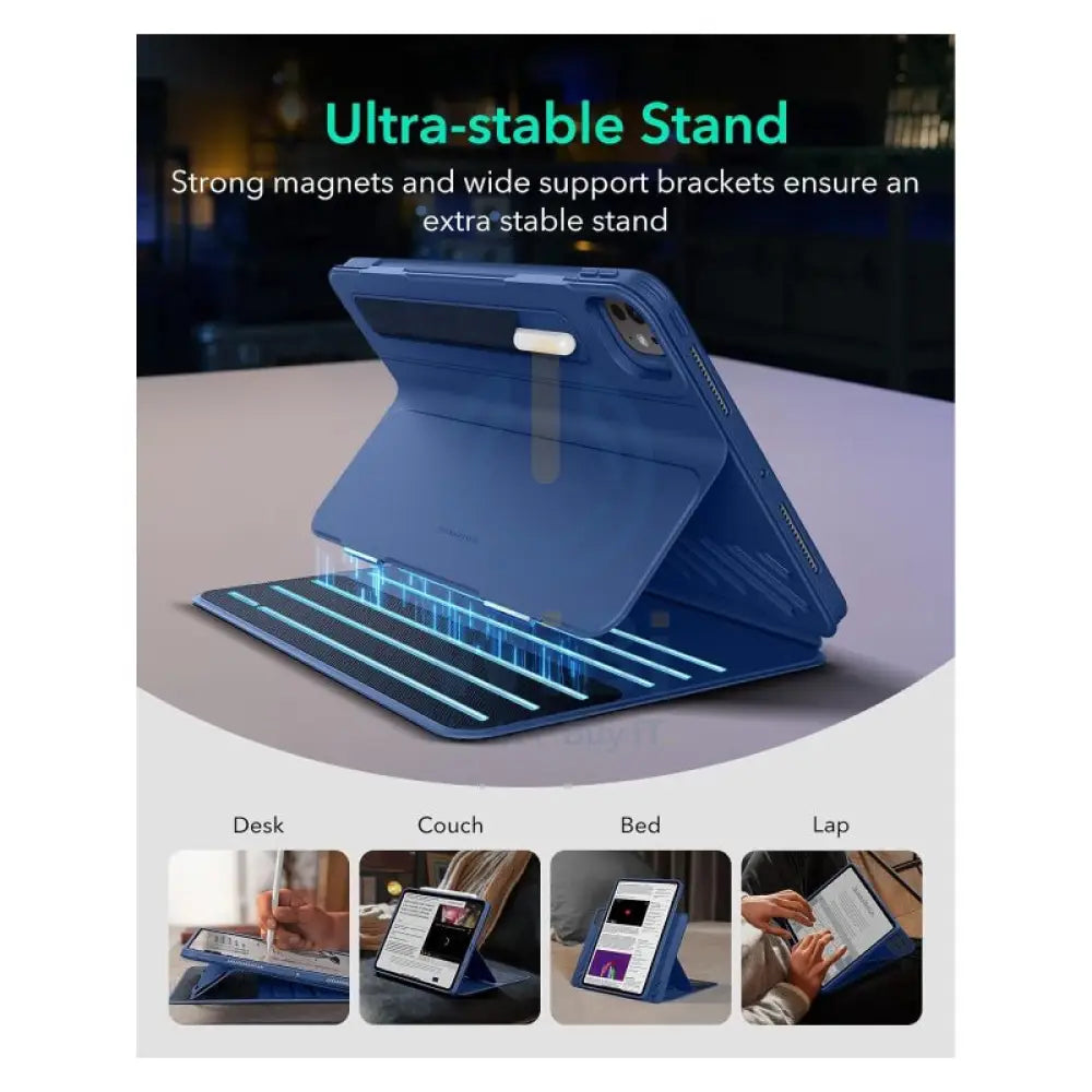 ESR Shift Magnetic Case - Apple iPad Pro 11’’ 2024 / Blue Accessories > Mobiles & Tablets > Tablets > Covers & Cases >