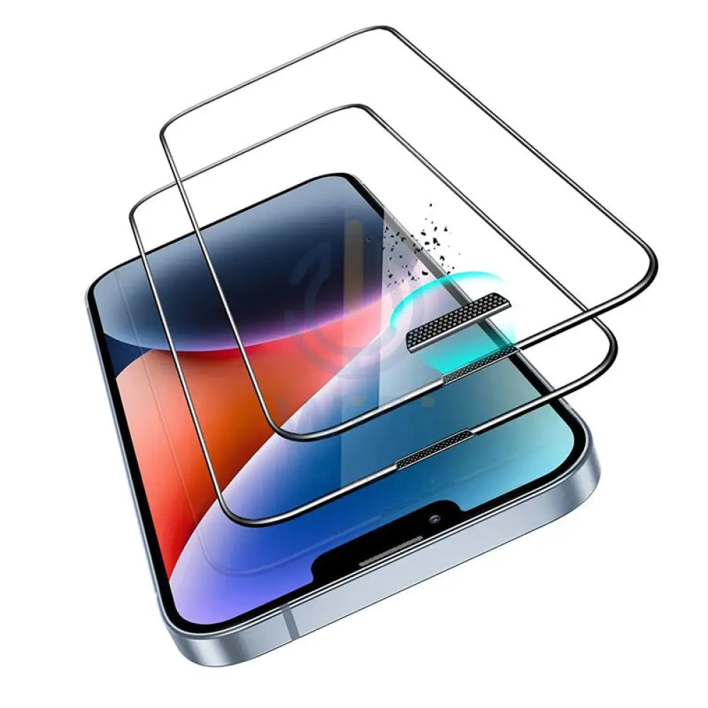 ESR Tempered Glass Edge To Edge Privacy Screen Protector - Apple iPhone 14 / 13 / 13 Pro - Clear / Pack of 2