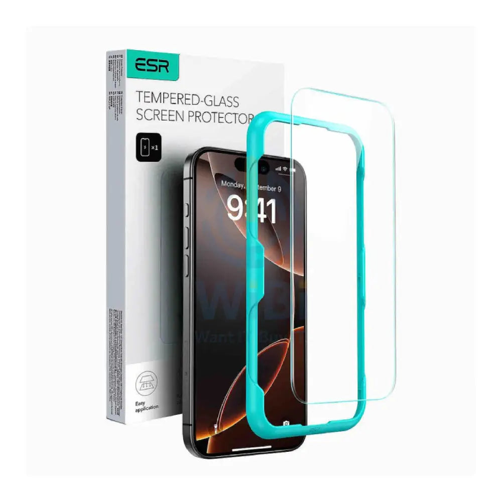 ESR Tempered-Glass Screen Protector - Apple iPhone 16 Pro Max / Clear Accessories > Mobiles & Tablets > Mobiles >