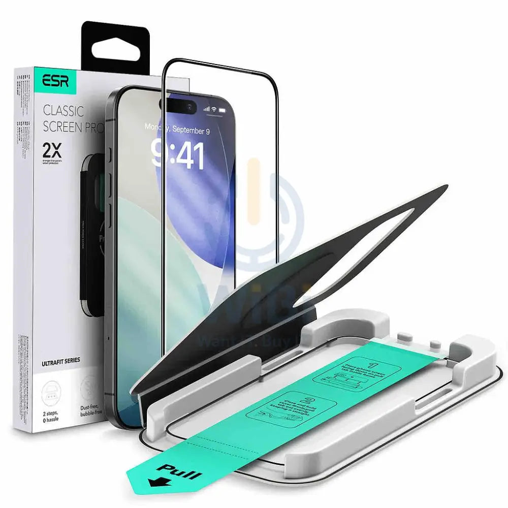 ESR Tempered-Glass Screen Protector Compatible with iPhone 17 Pro Accessories > Mobiles & Tablets > Mobiles > Screen