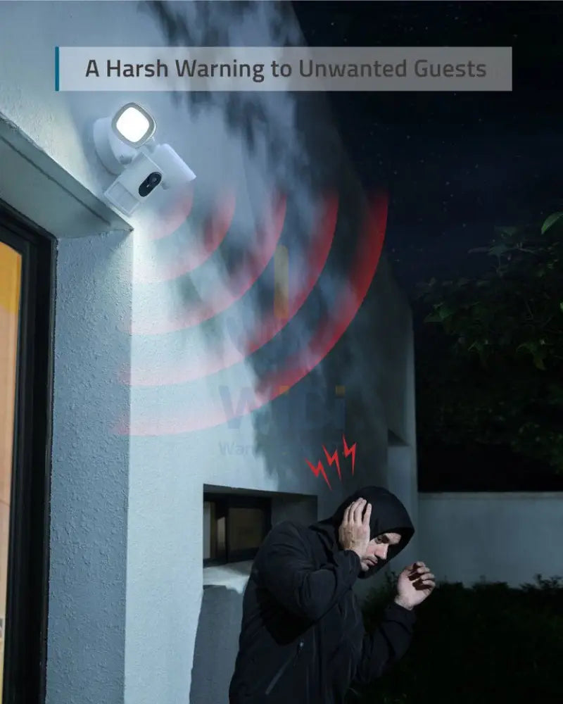 Eufy Smart Floodlight Security Camera HD 1080p - White Cameras > Security Cameras