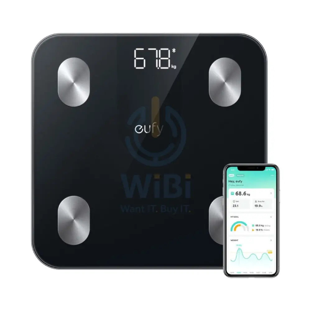 Eufy Smart Scale A1 - Bluetooth / Black Accessories > Smart Devices > Smart Scale