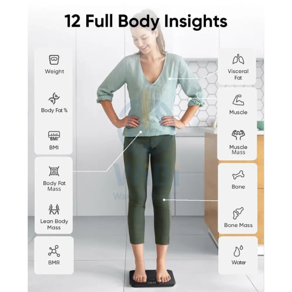 Eufy Smart Scale A1 - Bluetooth / Black Accessories > Smart Devices > Smart Scale