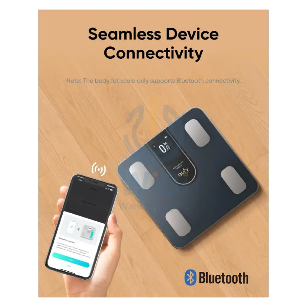 Eufy Smart Scale C20 - Bluetooth / Black Accessories > Smart Devices > Smart Scale