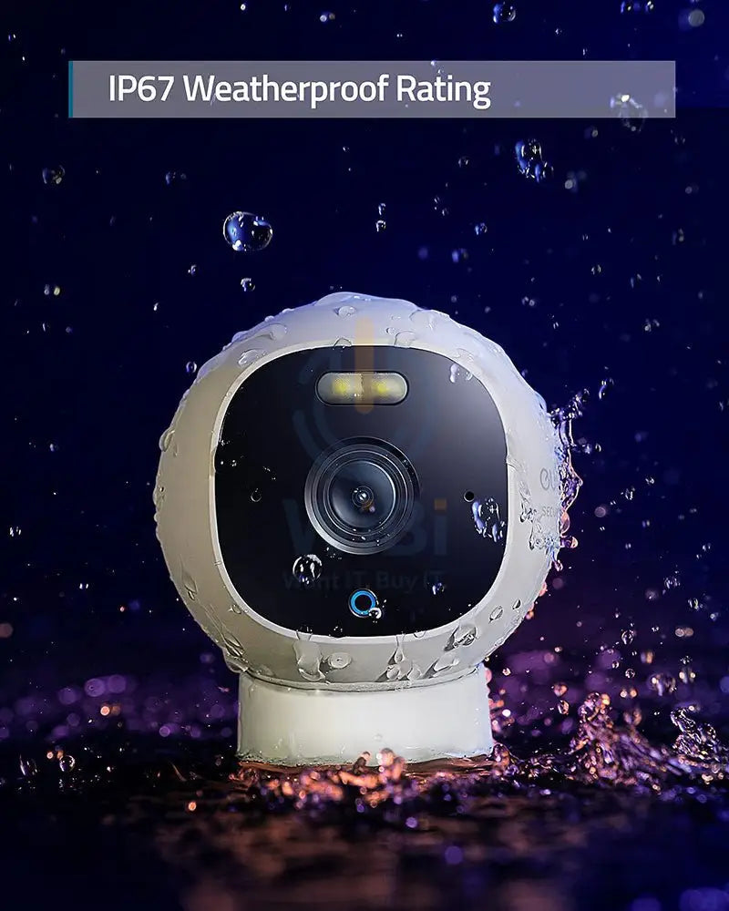 Eufy Spotlight Outdoor Cam Pro Wired 2K - White Cameras > Security Cameras