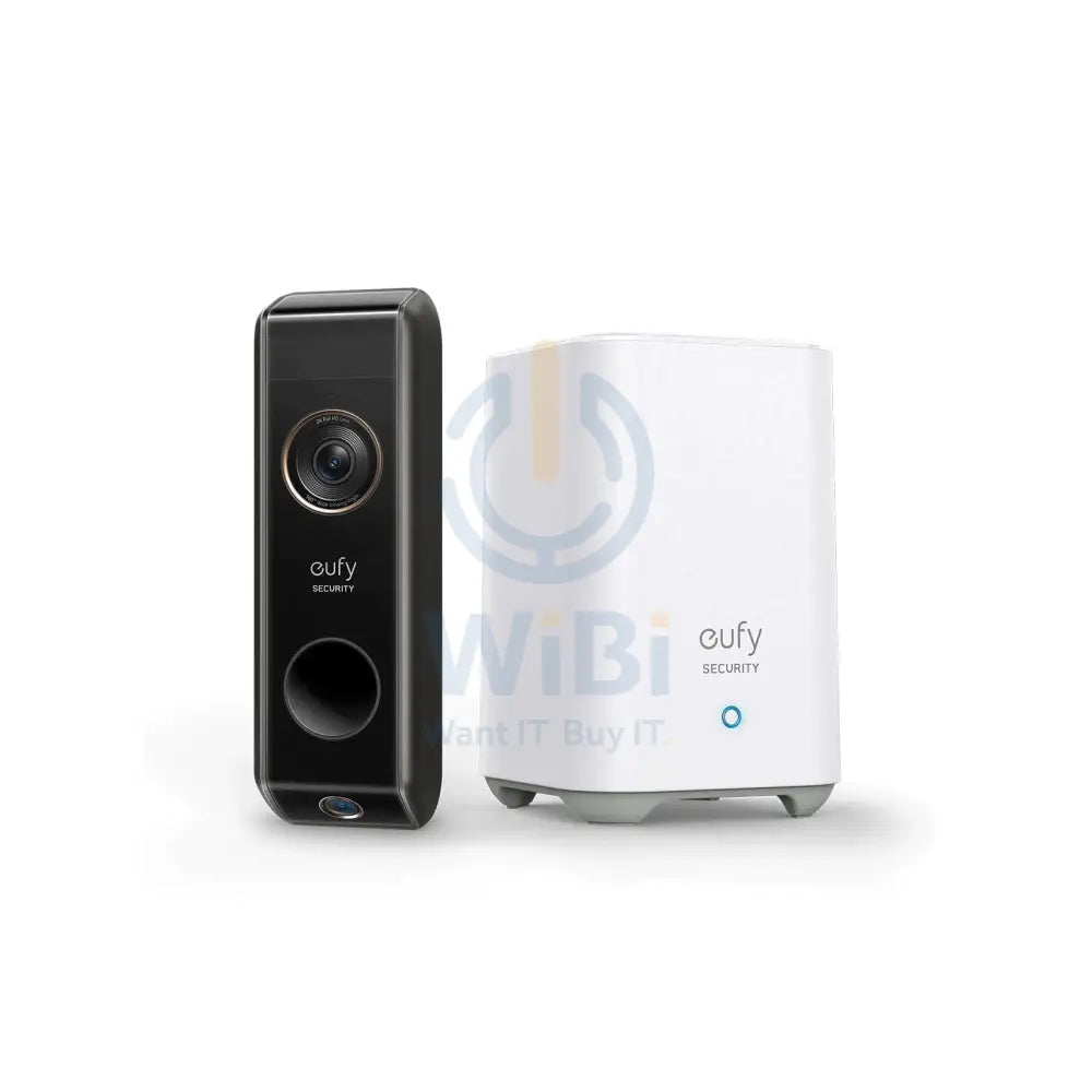 Eufy Video Doorbell Dual Camera 2K with HomeBase - Black Accessories > Smart Devices