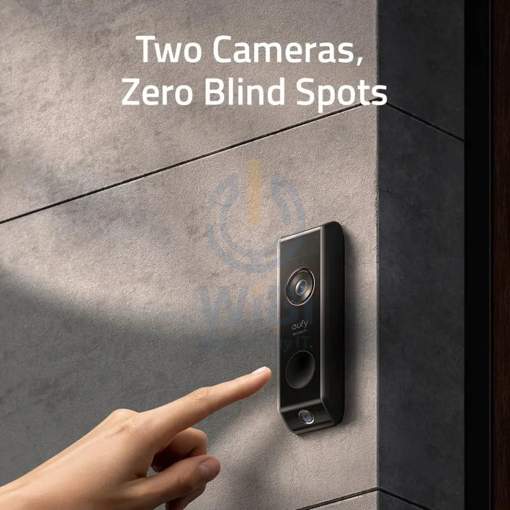 Eufy Video Doorbell Dual Camera 2K with HomeBase - Black Accessories > Smart Devices