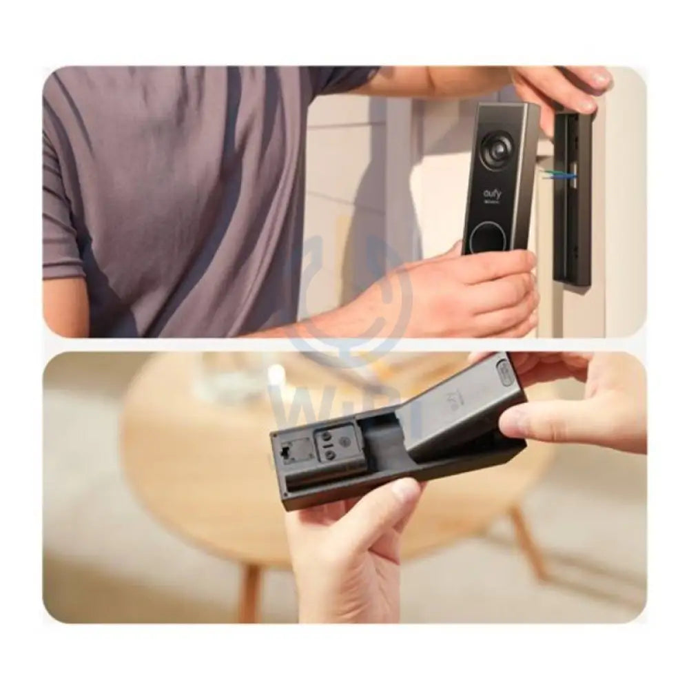 Eufy Video Doorbell E340 Kit With Chime 2K Dual Cameras - Black Accessories > Smart Devices