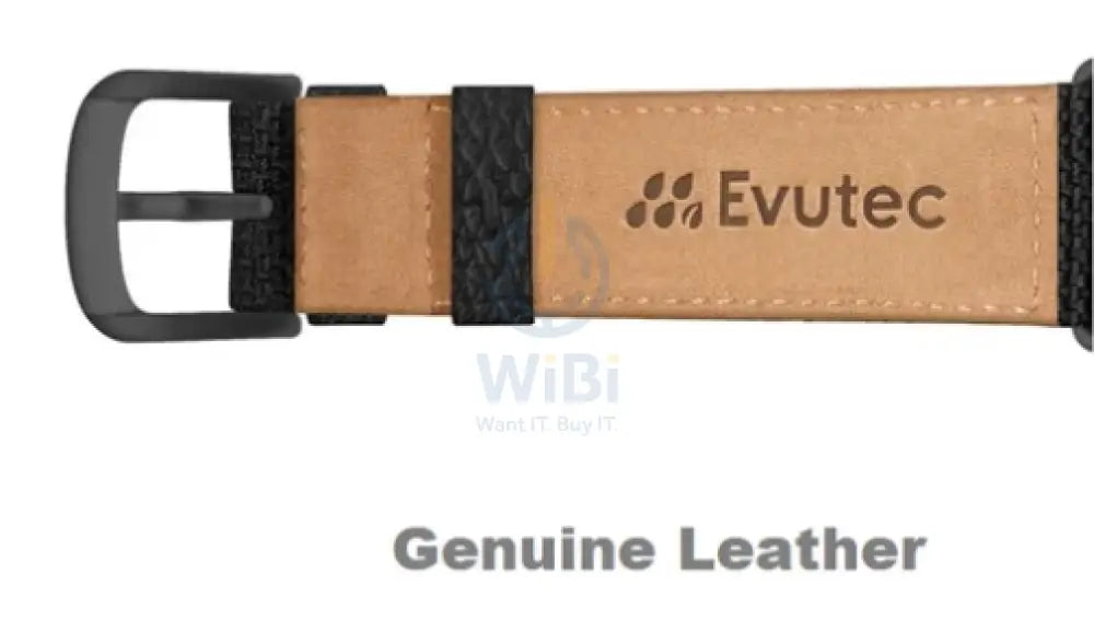 Evutec Apple Watch Band 41/40/38mm Northill - Black/Black Accessories > Smart Watches