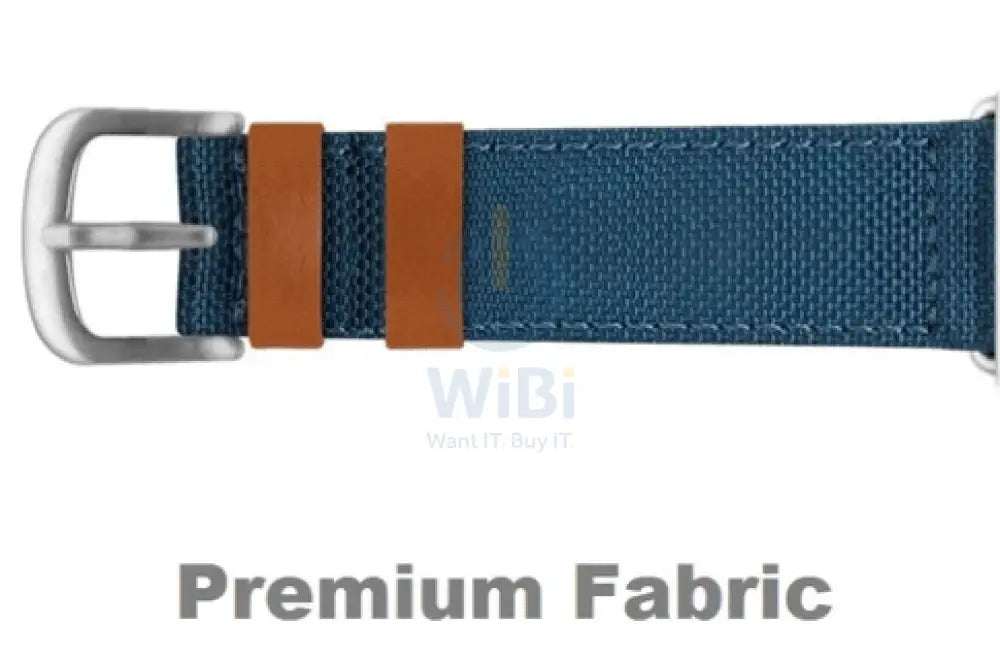 Evutec Apple Watch Band 41/40/38mm Northill - Blue/Saddle Accessories > Smart Watches