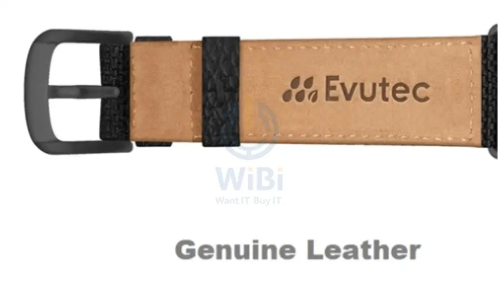 Evutec Apple Watch Band 41/40/38mm Northill - Blue/Saddle Accessories > Smart Watches