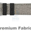 Evutec Apple Watch Band 41/40/38mm Northill - Canvas/Black Accessories > Smart Watches > Straps