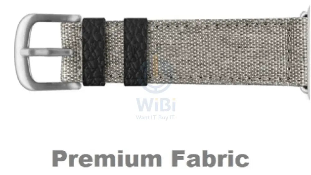 Evutec Apple Watch Band 41/40/38mm Northill - Canvas/Black Accessories > Smart Watches > Straps