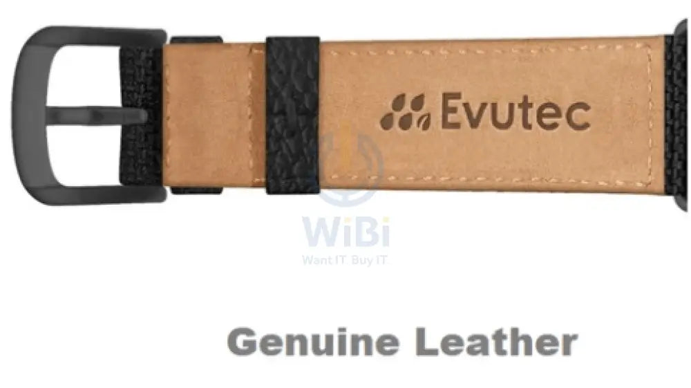 Evutec Apple Watch Band 41/40/38mm Northill - Canvas/Black Accessories > Smart Watches > Straps