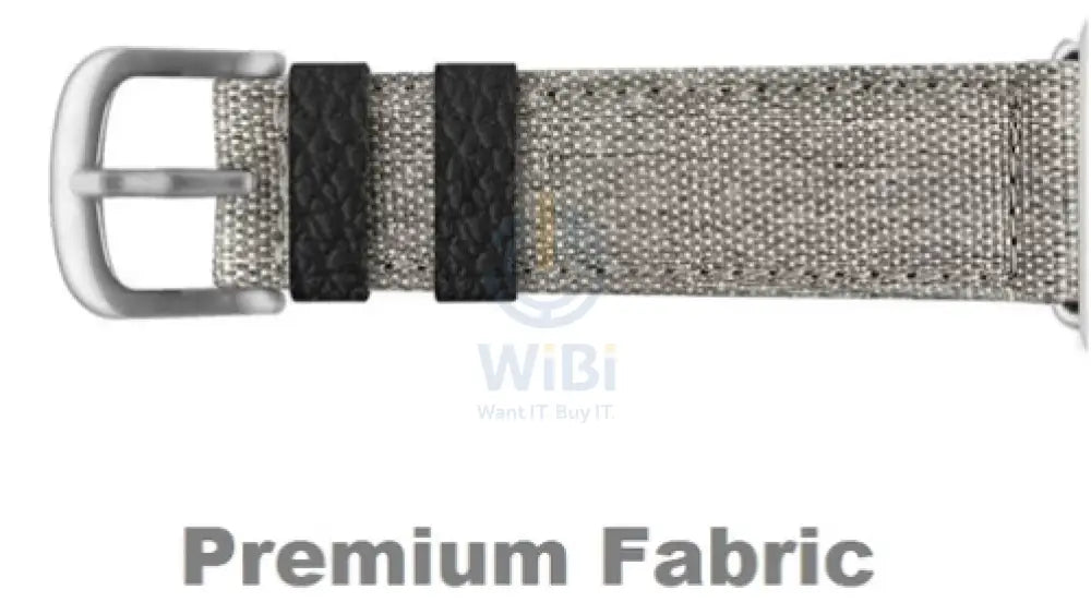 Evutec Apple Watch Band 41/40/38mm Northill - Canvas/Black Accessories > Smart Watches > Straps