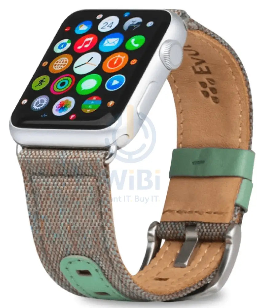Evutec Apple Watch Band 45mm/44mm/42mm/Ultra Northill - Chroma/Sage Accessories > Smart Watches > Straps