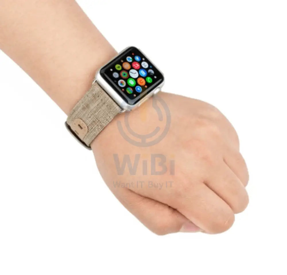 Evutec Apple Watch Band 45mm/44mm/42mm/Ultra Northill - Tweed/Tan Accessories > Smart Watches > Straps