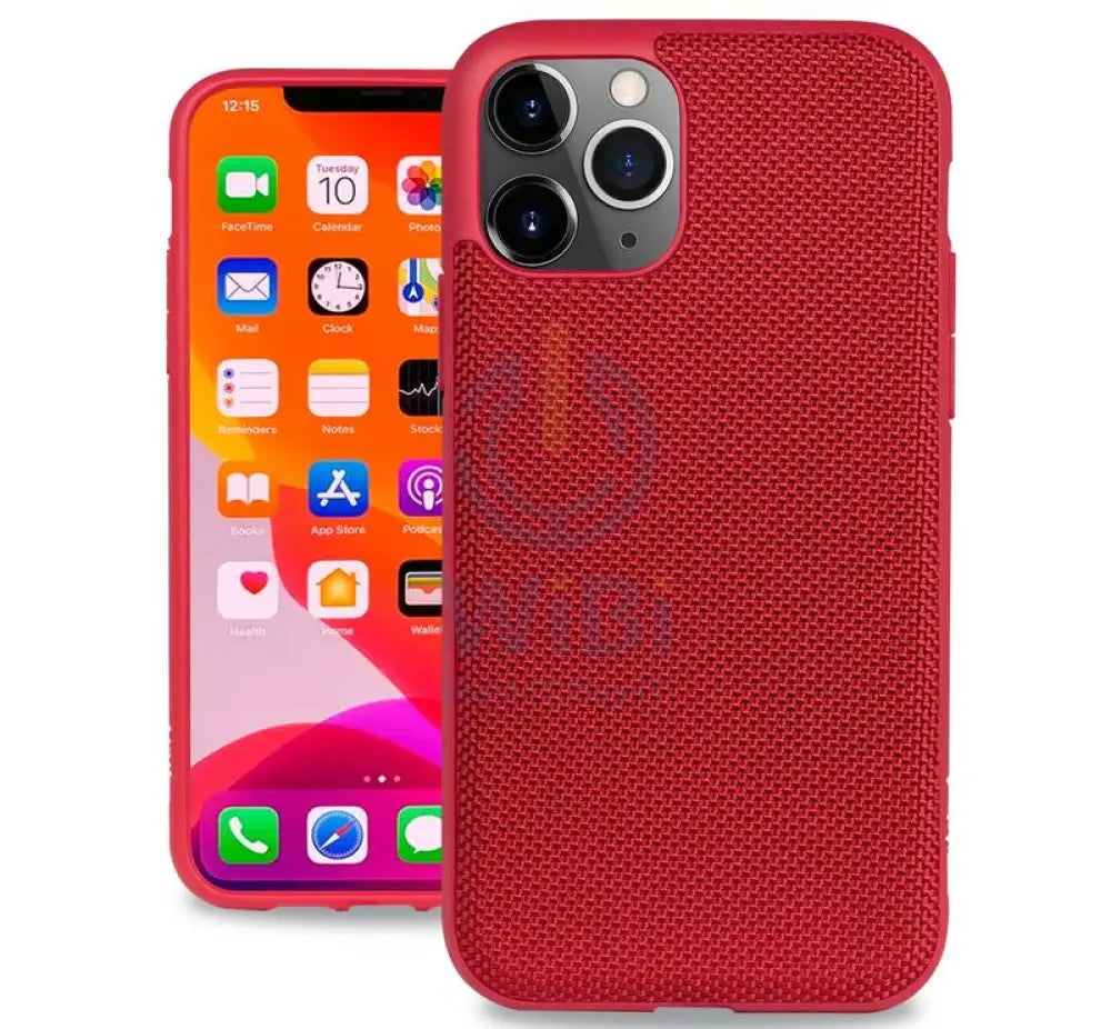 Evutec iPhone 11 Pro Ballistic Nylon Case with Afix + Mount - Red Accessories > Mobiles & Tablets > Mobiles