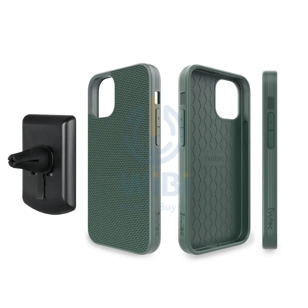 Evutec iPhone 12 mini Ballistic Nylon Case with AFIX + Mount - Green Accessories > Mobiles & Tablets > Mobiles > Screen