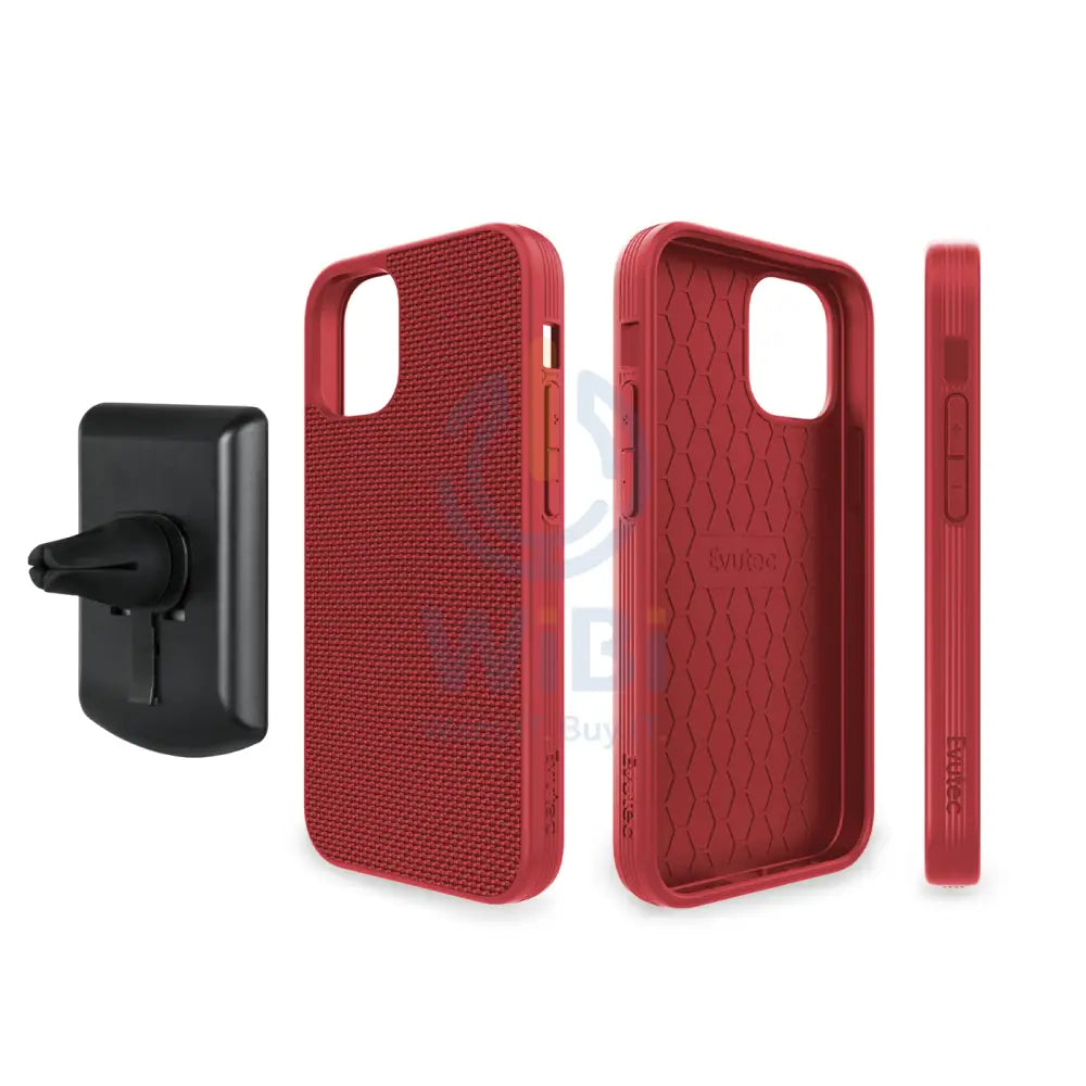 Evutec iPhone 12 mini Ballistic Nylon Case with AFIX + Mount - Red Accessories > Mobiles & Tablets > Mobiles > Screen
