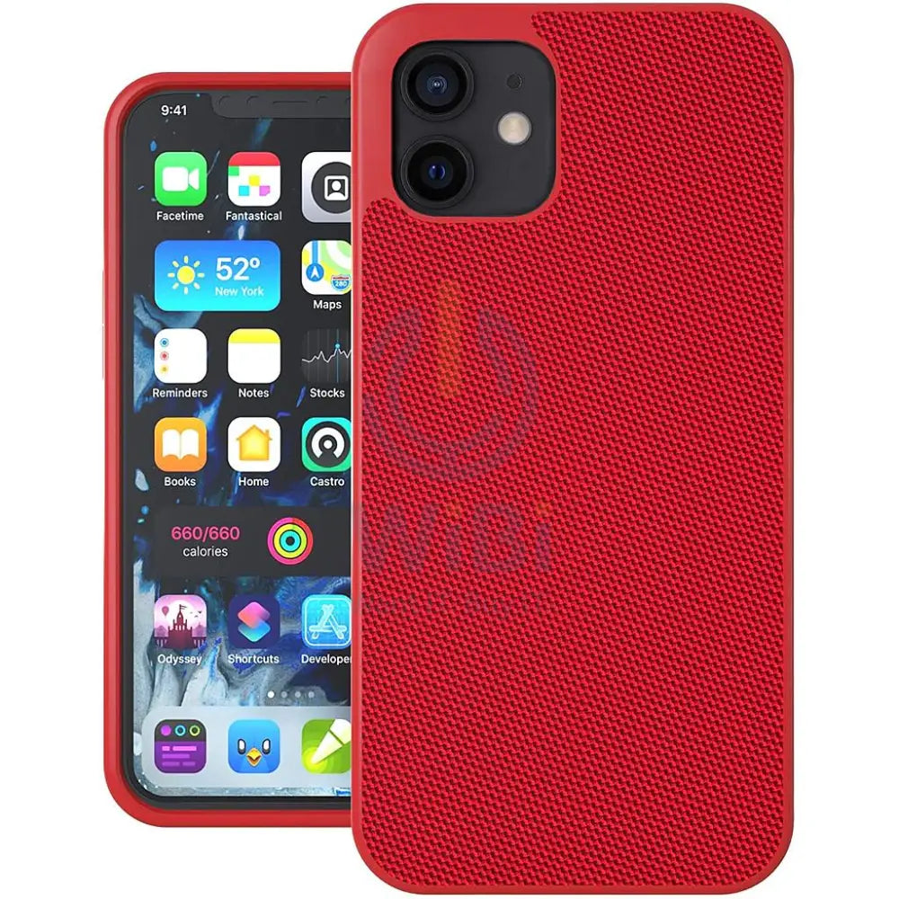 Evutec iPhone 12 mini Ballistic Nylon Case with AFIX + Mount - Red Accessories > Mobiles & Tablets > Mobiles > Screen