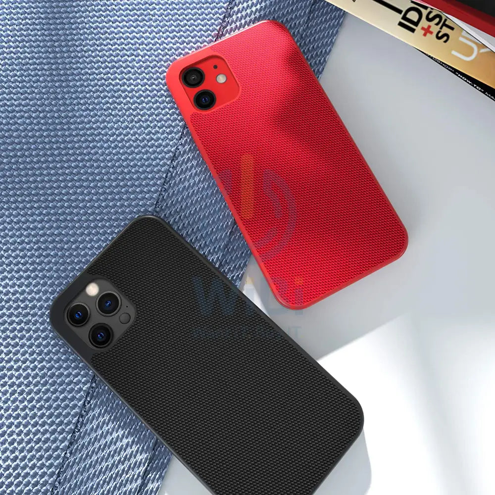 Evutec iPhone 12 / iPhone 12 Pro Ballistic Nylon Case with AFIX + Mount - Red Accessories > Mobiles & Tablets > Mobiles