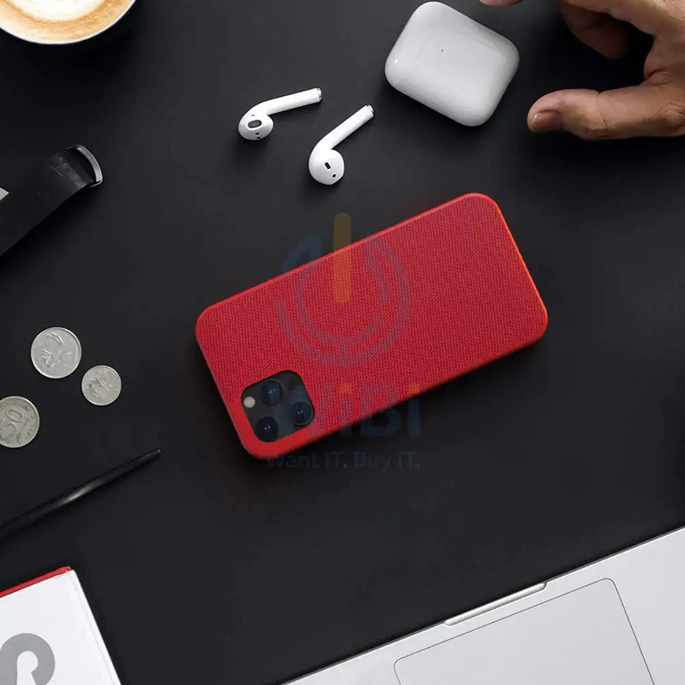 Evutec iPhone 12 / iPhone 12 Pro Ballistic Nylon Case with AFIX + Mount - Red Accessories > Mobiles & Tablets > Mobiles