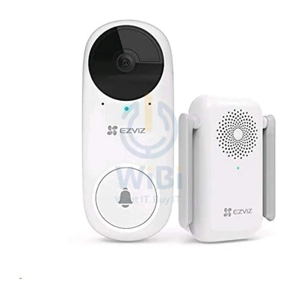 EZVIZ DB2C Kit Wi-Fi Doorbell With Chime - H.265 / White
