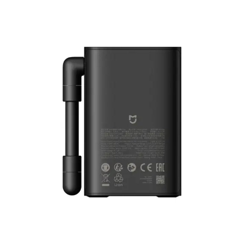 ضاغط الهواء الكهربائي المحمول شاومي 1S - 3–150 رطل / بوصة مربعة / 14.8 واط / USB-C / أسود