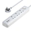 UGREEN 3-Outlet Surge Protector Master Switch Extension - 30W / USB-C / USB / White