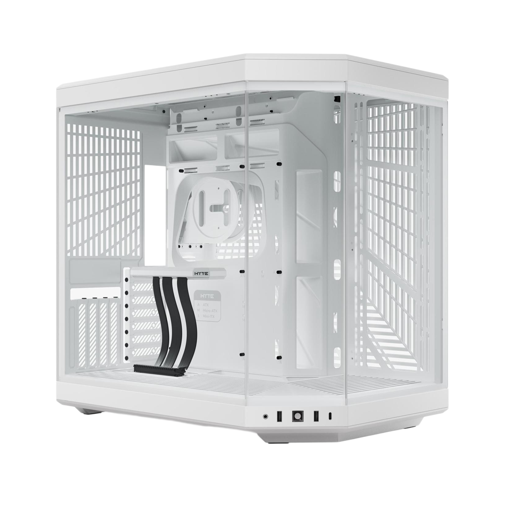 HYTE Y70 Modern Aesthetic Mid Tower Case - Snow White