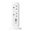 MOMAX OnePlug 11-Outlet Power Strip With USB - USB-A / USB-C / White