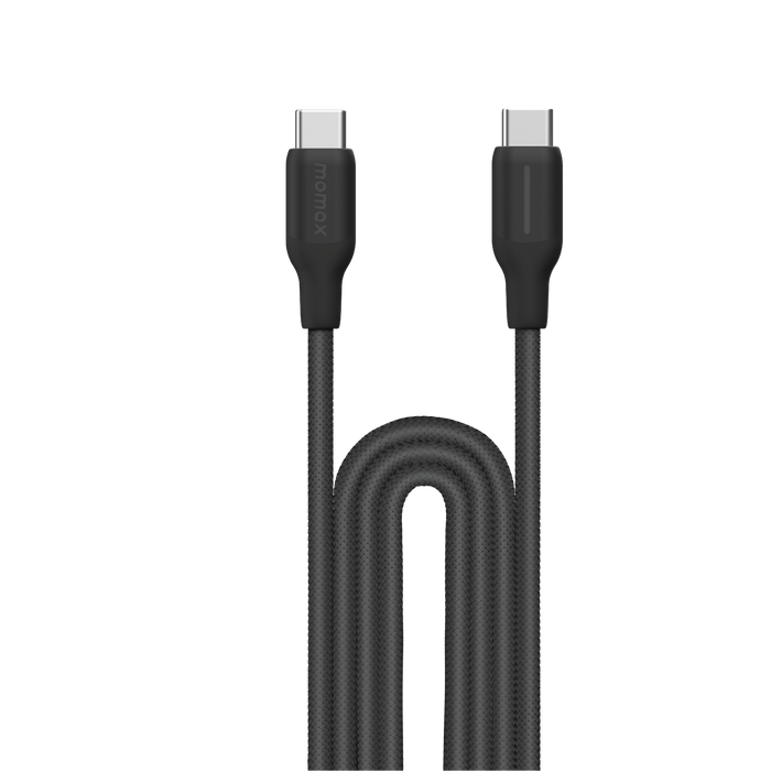 MOMAX 1-Link Flow Braided Cable - USB-C / 100W / 2 Meter / Black