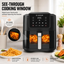 Nutricook Slim Air Fryer, Extra Large 7.6L, 1700 W, NC-AFS200 - Black