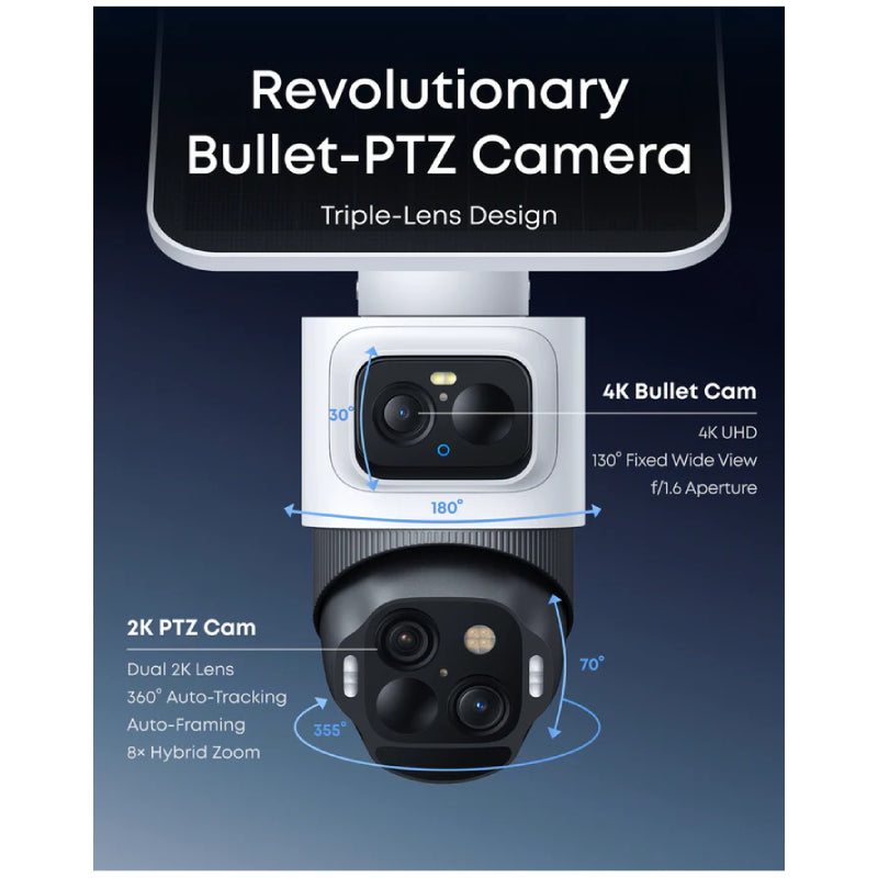 Eufy Cam S4 Security Camera - 2K / Black/White