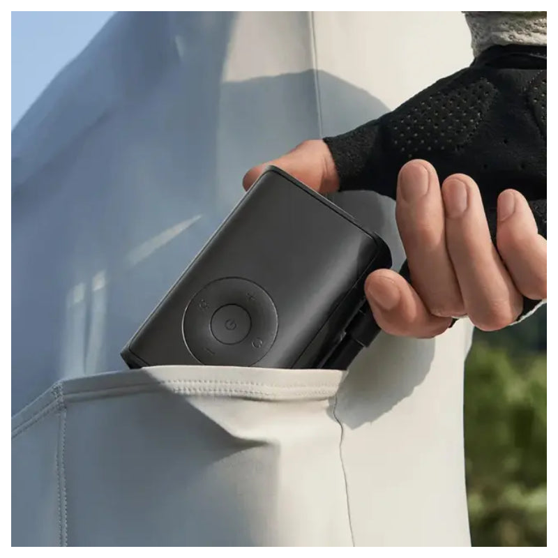 ضاغط الهواء الكهربائي المحمول شاومي 1S - 3–150 رطل / بوصة مربعة / 14.8 واط / USB-C / أسود