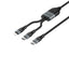Havit CB6326 3-in-1 Cable - 1.2 Meter / 100W / Black/Grey