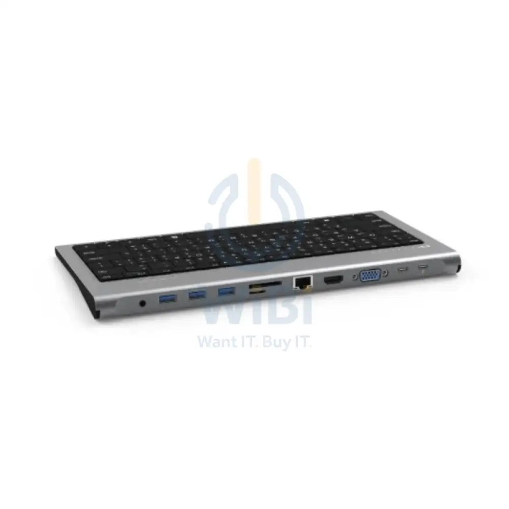 Feeltek 11-in-1 USB-C Keyboard Hub - Grey Accessories > USB Hub
