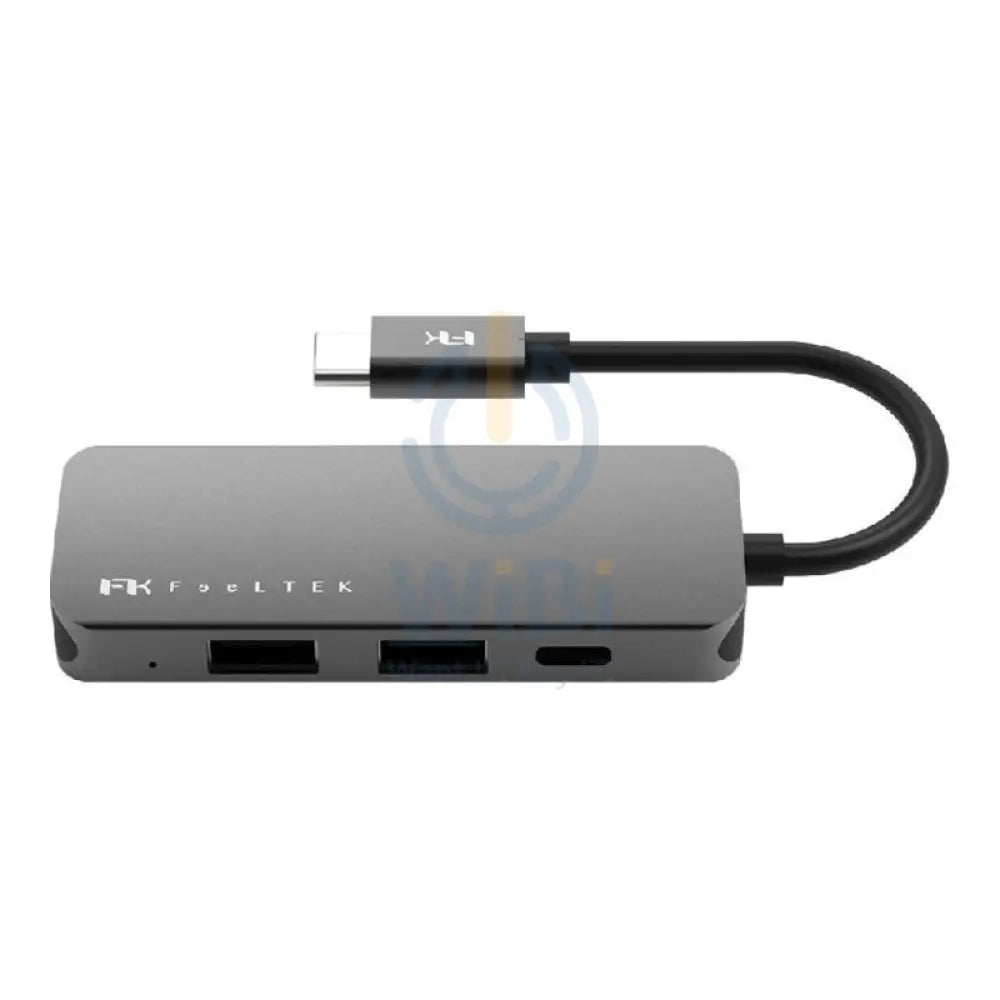 FeelTek 4-in-1 Portable USB-C Hub - Grey Accessories > USB Hub