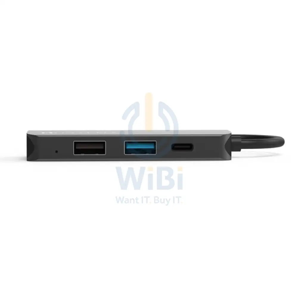 FeelTek 4-in-1 Portable USB-C Hub - Grey Accessories > USB Hub