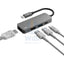 FeelTek 4-in-1 Portable USB-C Hub - Grey Accessories > USB Hub